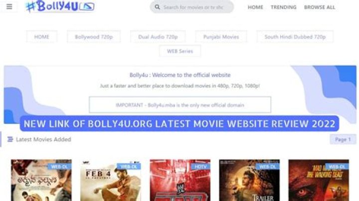 Explore Bolly 4u Org .com Today!